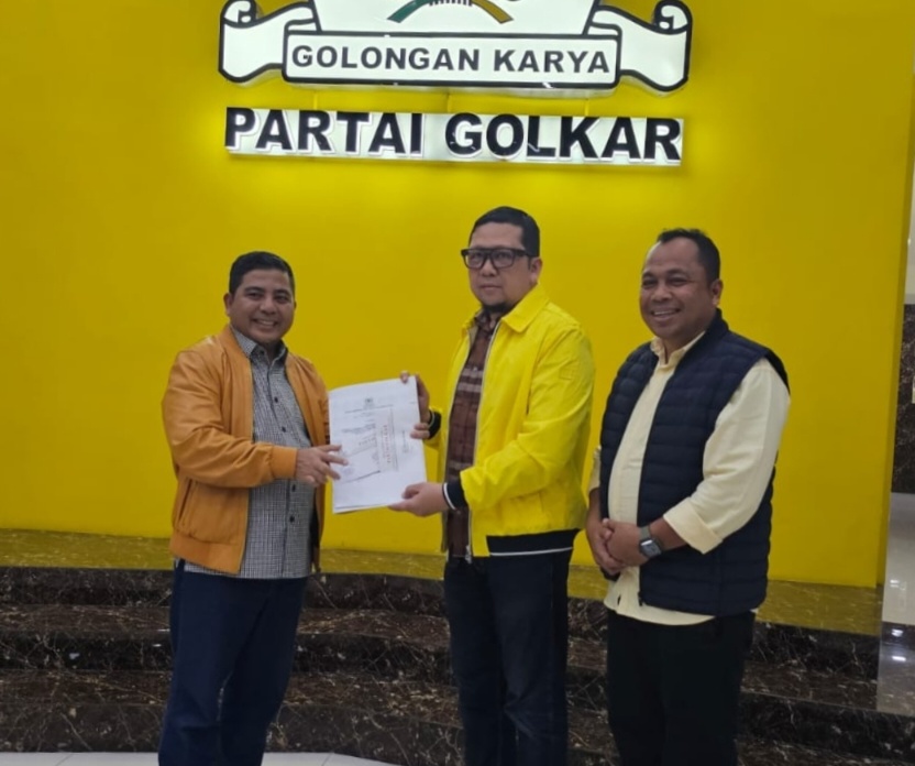 NASAB Terima SK Dukungan Partai Golkar untuk Pilkada Pelalawan