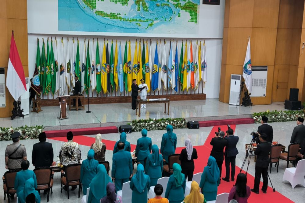 Lantik Pj Gubernur Riau, Mendagri Ingatkan Untuk Jaga Netralitas Selama Pilkada