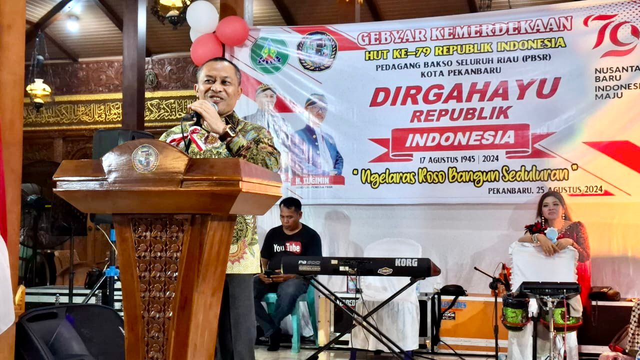 Bagus Santoso Bangga Pedagang Bakso Riau Kompak Sambung Peseduluran