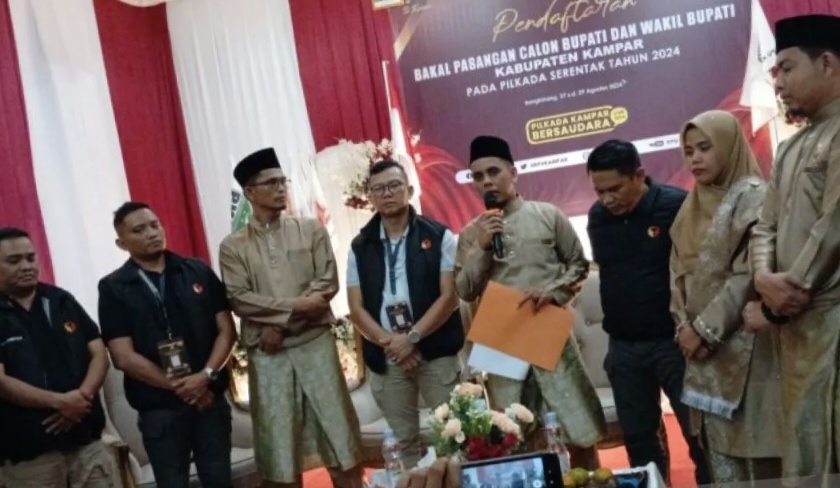 Pendaftaran Peserta Pilkada Kampar Ditutup, Empat Pasangan Siap Bertarung