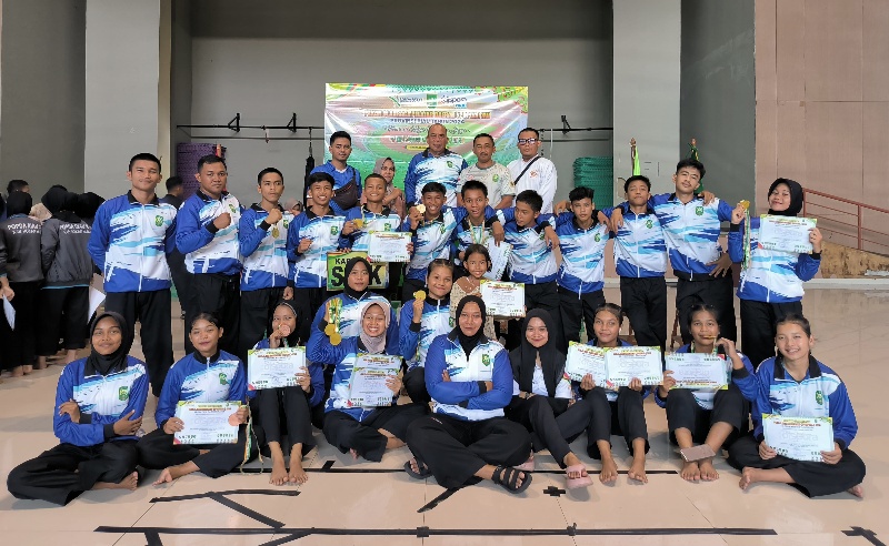 Siak Juara Umum Cabor Silat Popda XVI Riau 2024, 8 emas, 2 Perak dan 2 Perunggu Diboyong Pulang ke Negeri Istana
