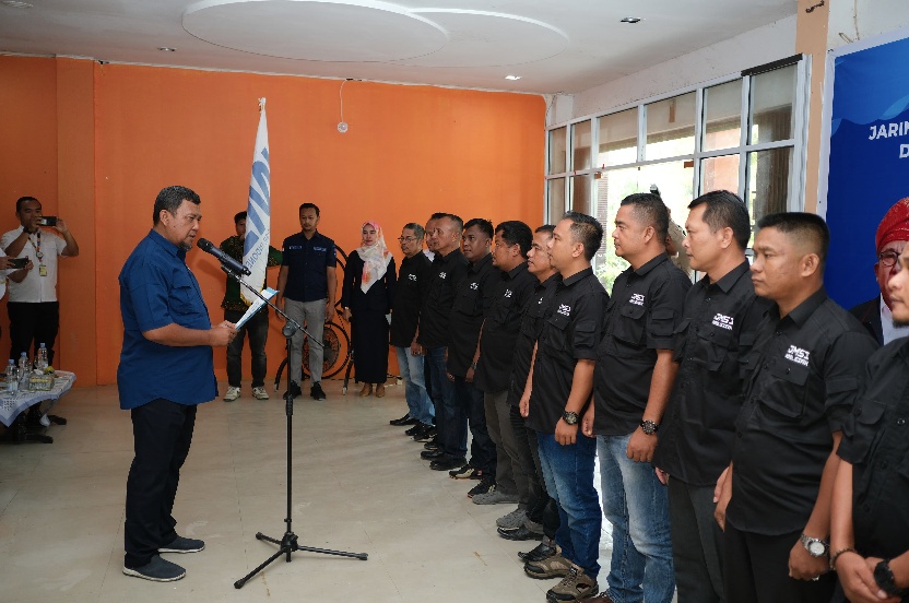 Hadiri Pelantikan JMSI Siak, Bupati Alfedri Ajak Pengusaha Media Bersinergi Bangun Daerah