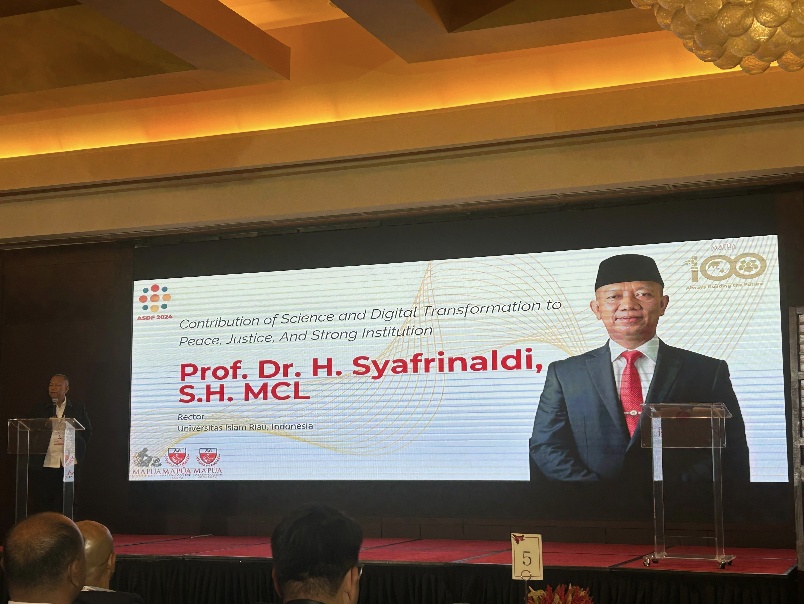 Di Forum Akademisi Internasional, Rektor UIR Kritik Melemahnya Peran PBB dalam Perdaimaian