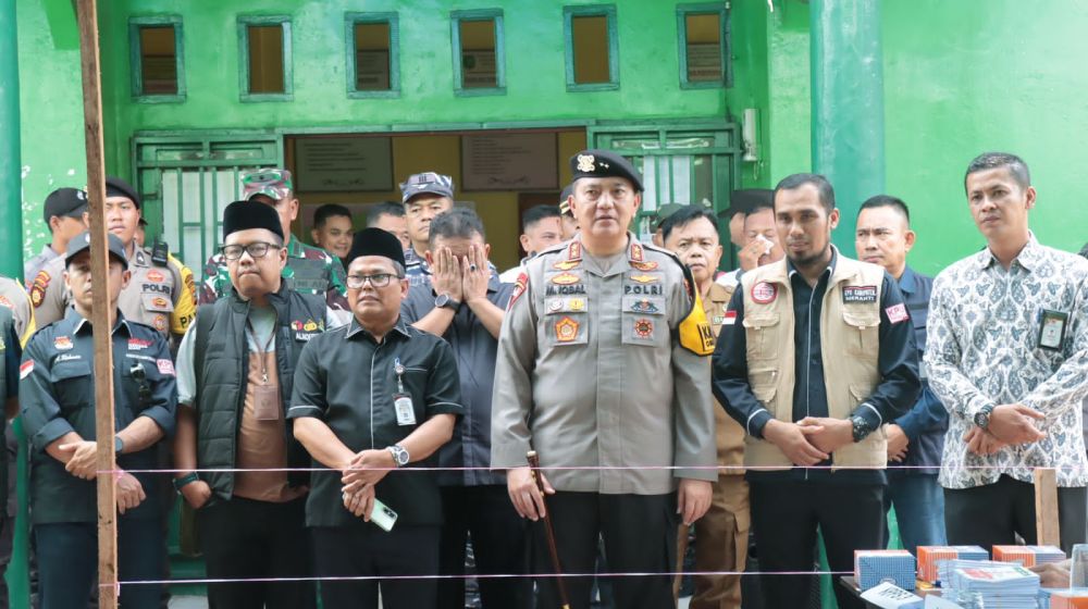Dipantau Langsung Kapolda dan Ketua KPU Riau, PSU di Meranti Berjalan Lancar