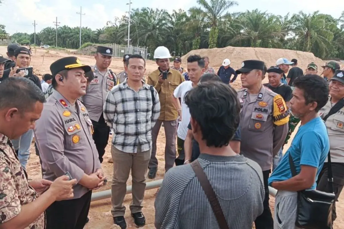 Sempat Memanas, Kapolsek Mandau Upayakan Mediasi Kelompok Bertikai Soal Lahan