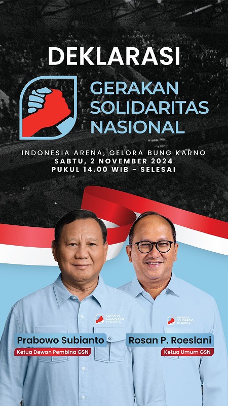 Gerakan Solidaritas Nasional Resmi Dideklarasikan