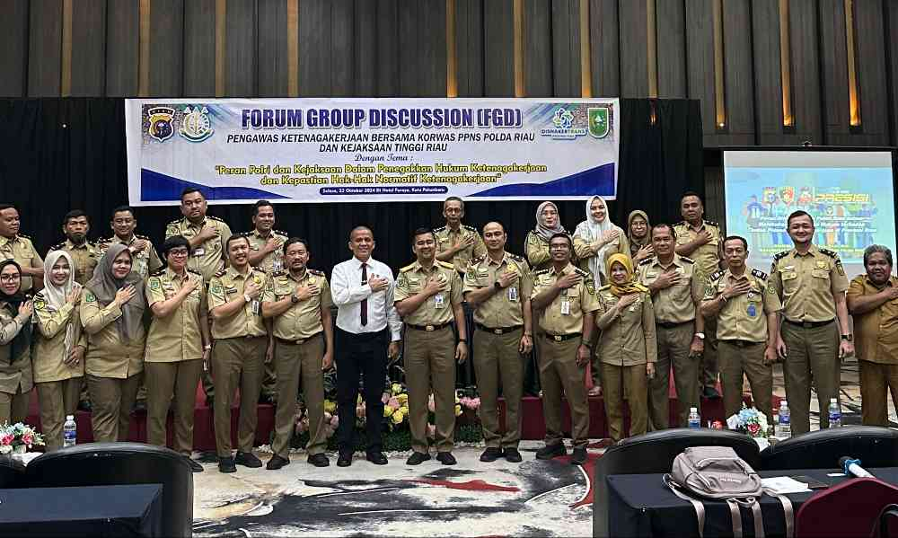 Polda Riau Komitmen Jaga Ketertiban dan Penegakan Hukum Ketenagakerjaan