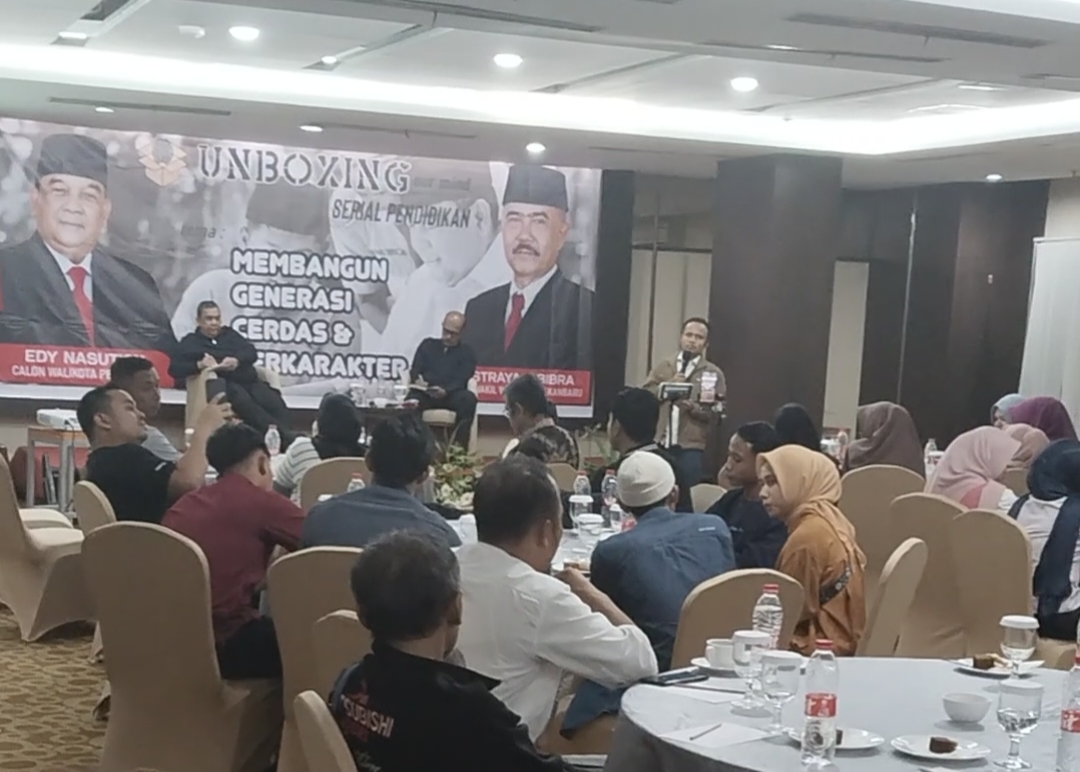 Berbicara di Hadapan Praktisi Pendidikan, Edy-Bibra Tegaskan Penggunaa  Alokasi Dana Pendidikan akan Diawasi Ketat