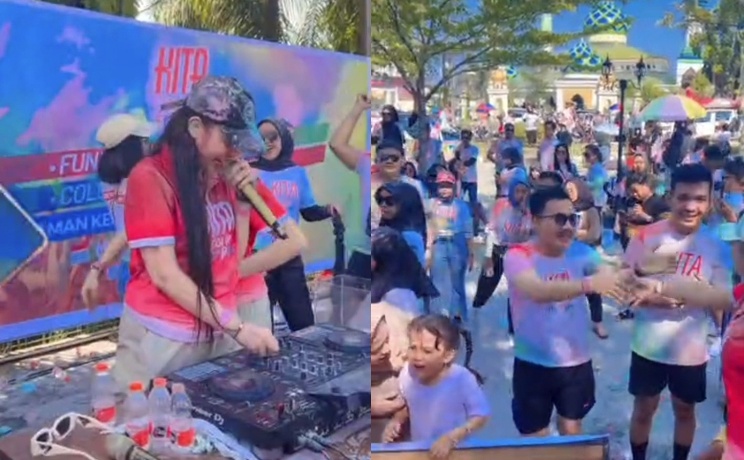 Warga Sayangkan Bupati Zukri Gelar Acara Musik dengan DJ di Depan Masjid Raya
