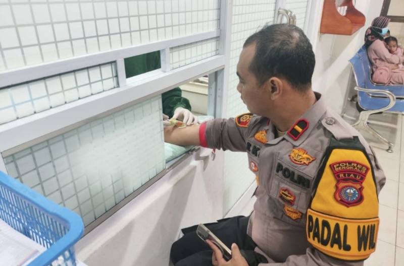 Jelang Pilkada Serentak, Polres Bengkalis Periksa Personil Kesehatan