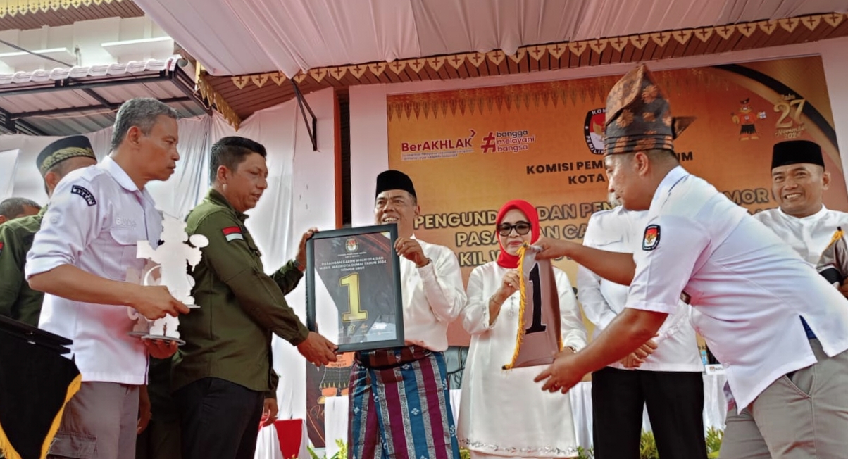 Dapat Nomor Urut 1 di Pilwako Dumai, Ini Tanggapan Pasangan IDEAL